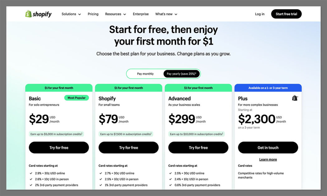 1 shopify pricing 1 shopify pricing