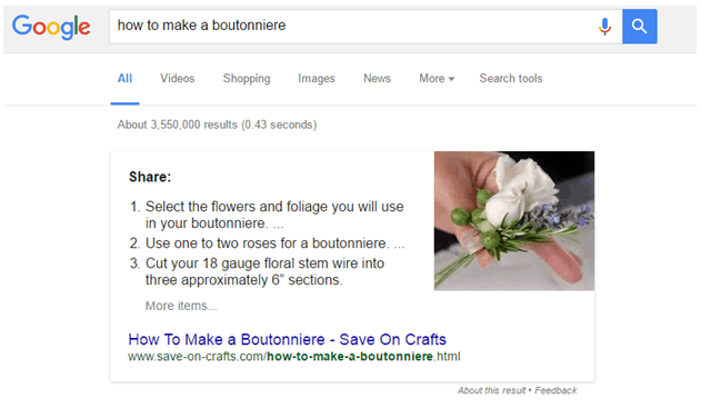 Tutorial on how to make a boutonniere