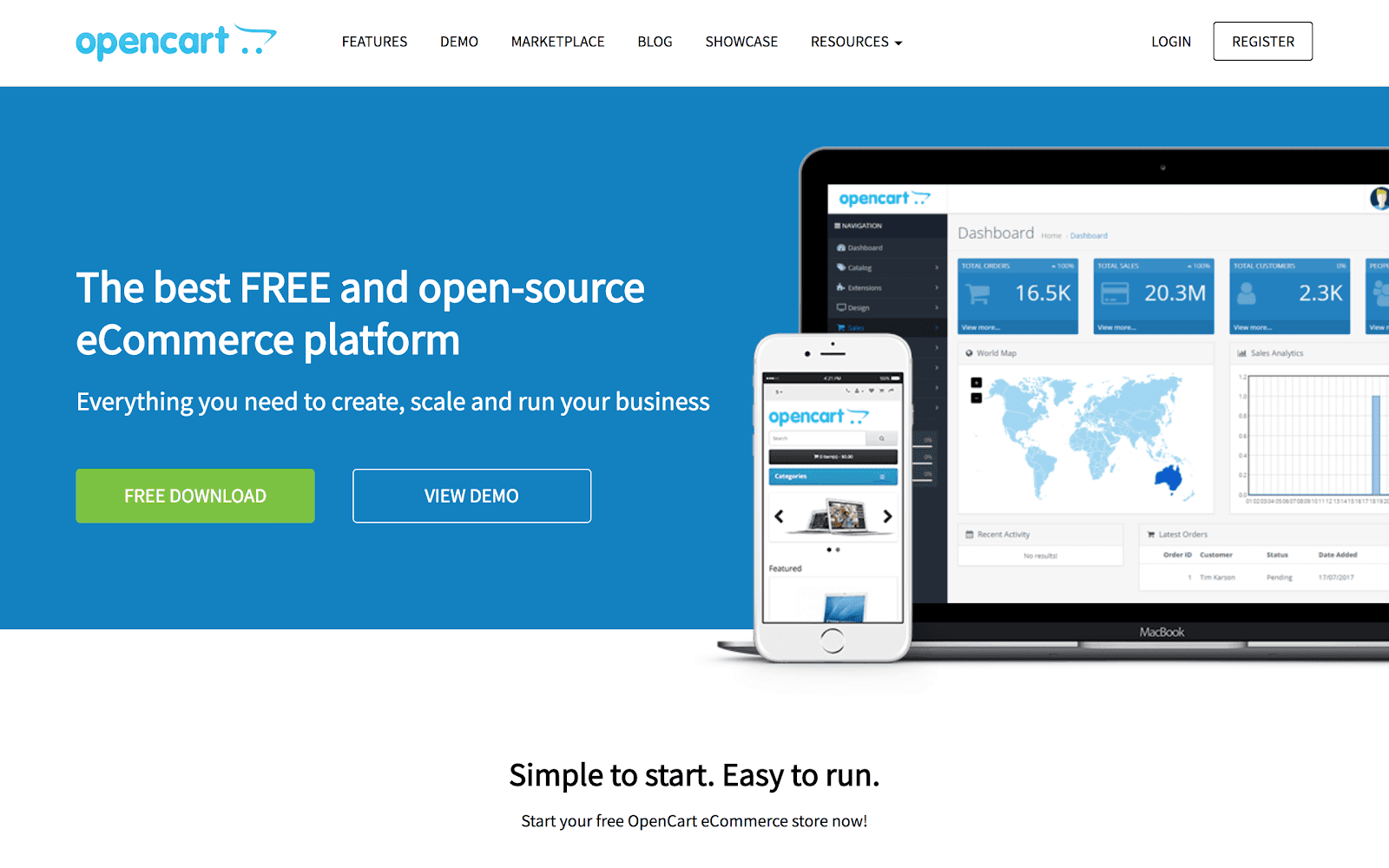 OpenCart Online Store Builder