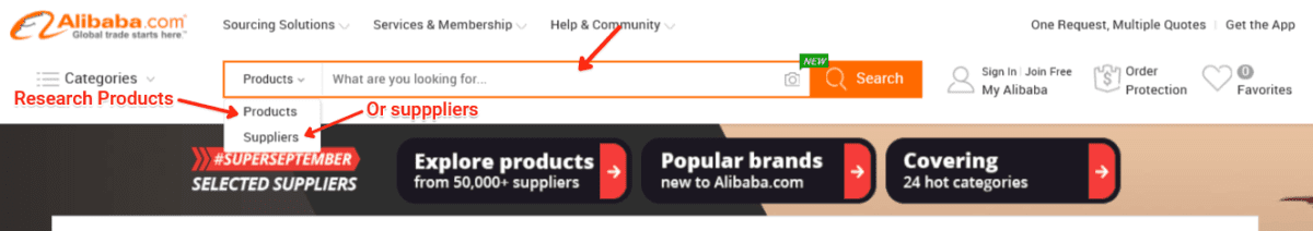 Buscar Alibaba