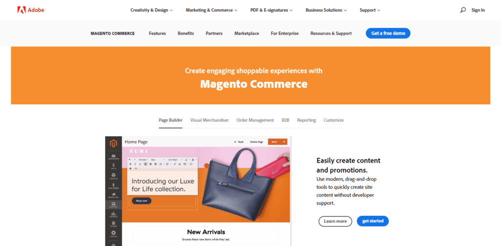 Online Selling Platform Magento Commerce 1