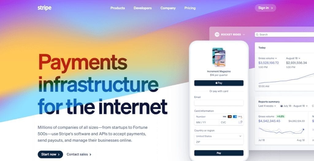 Online payment processing for internet businesses Stripe 1024x526 1