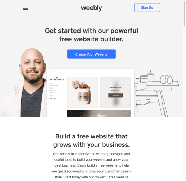 weebly-home-page