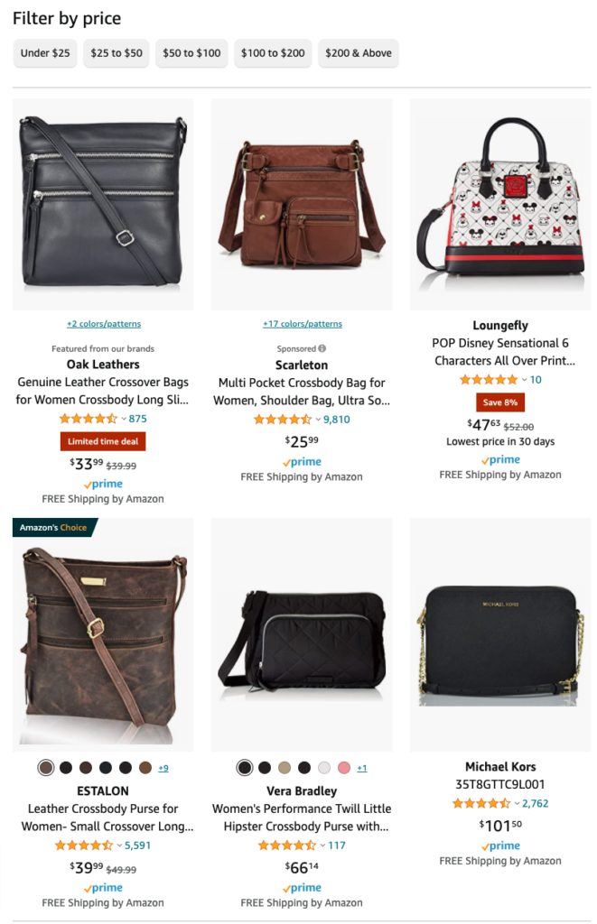 Best products to sell on Amazon  crossbody purses