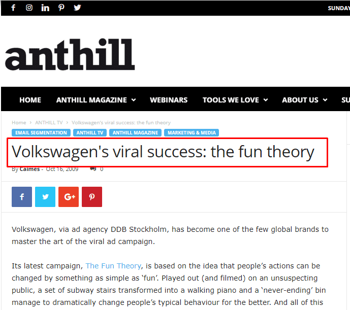 Volkswagen viral success