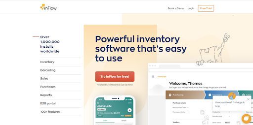 Inflow inventory management software
