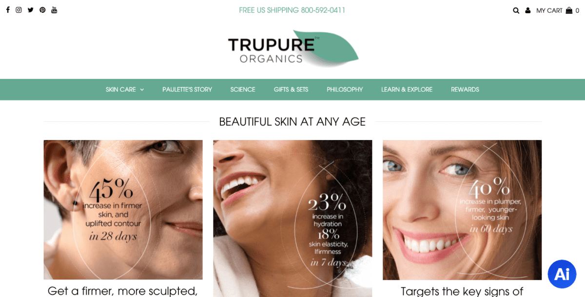 TruPure Organics Homepage