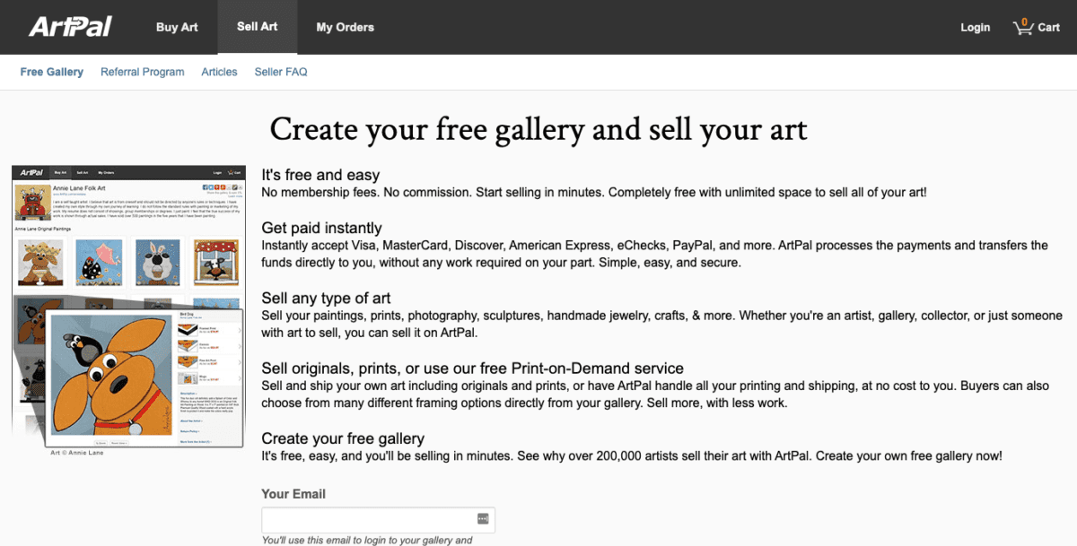 Selling Art Online13 Best Sites to Make Money with Your Art