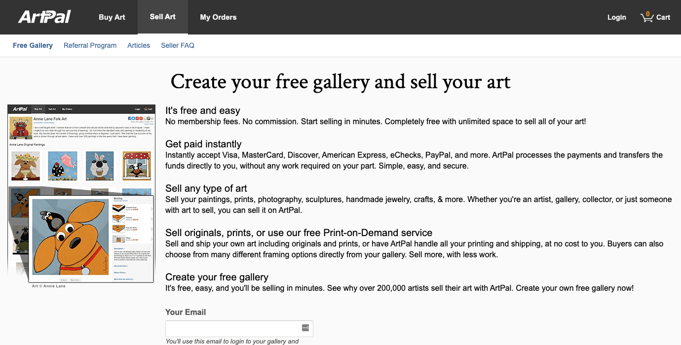 Selling Art Online13 Best Sites to Make Money with Your Art