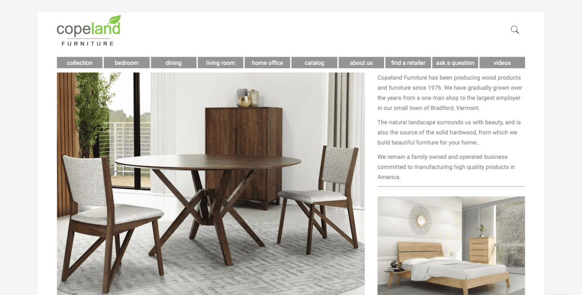 Copeland Furniture Homepage