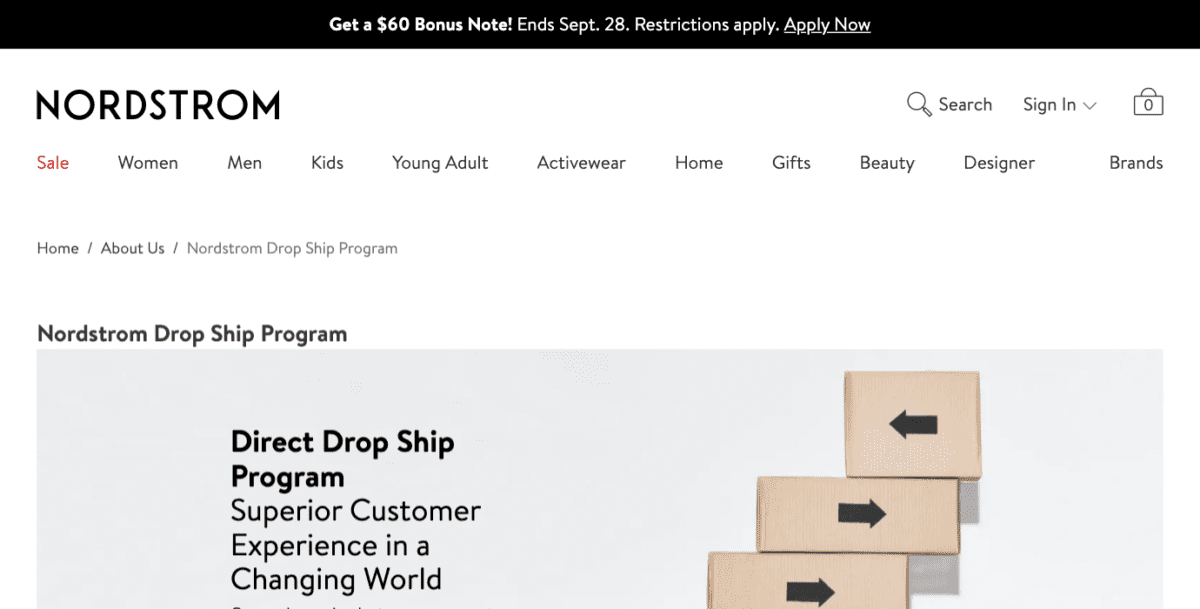 Nordstrom Dropshipping