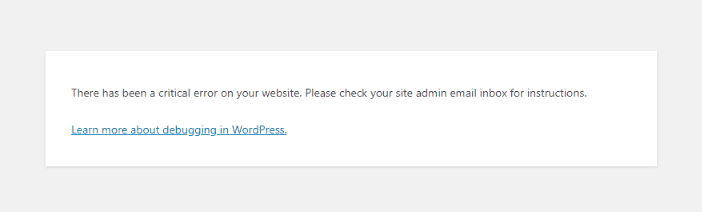 wordpress error critico 1 error critico wordpress