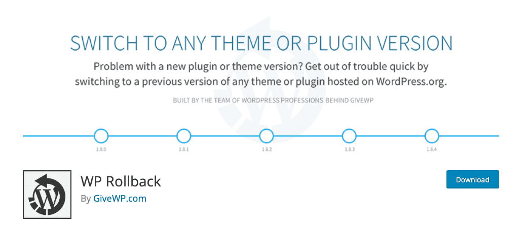 wp retroceder 1 WP Rollback