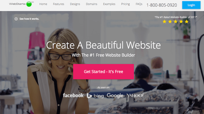 webstarts homepage