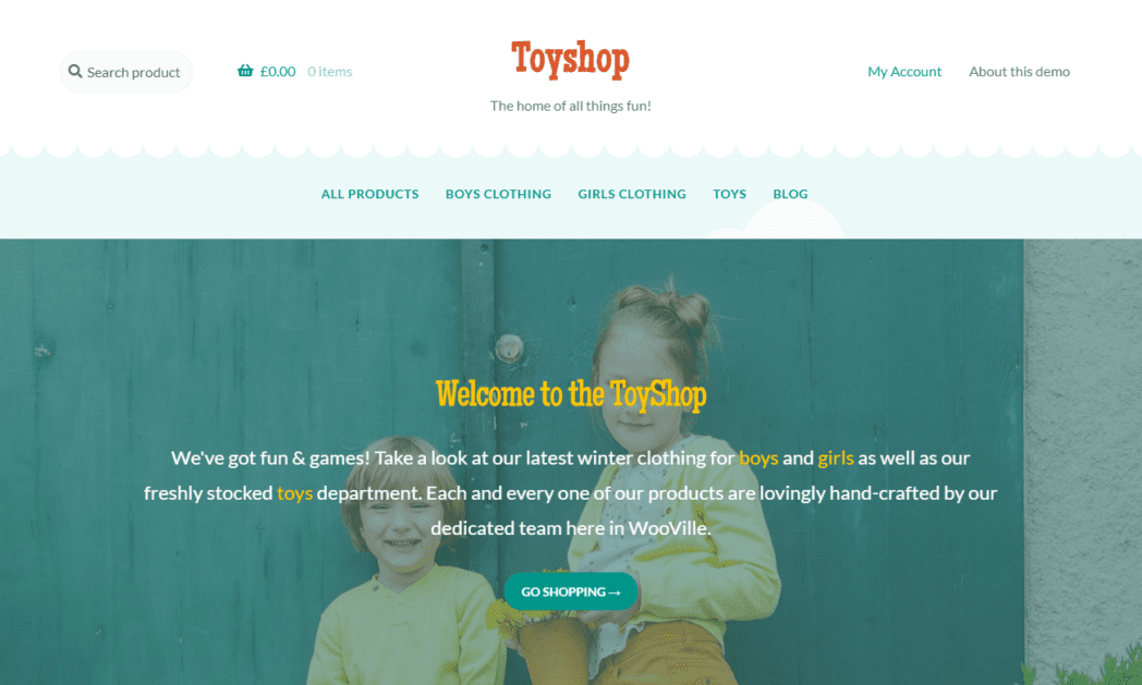 Thème WooCommerce Toyshop