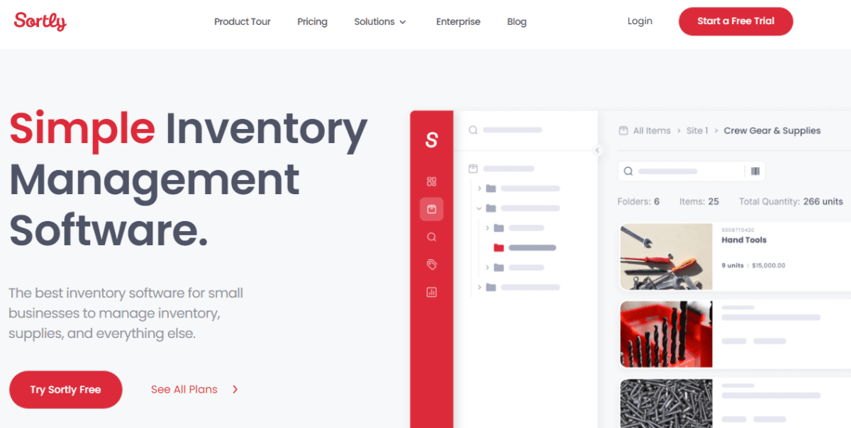 Sortly Inventory Management Software