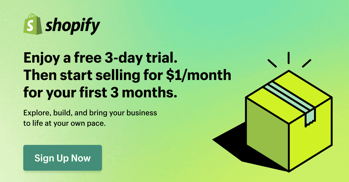 Shopify نسخة تجريبية مجانية