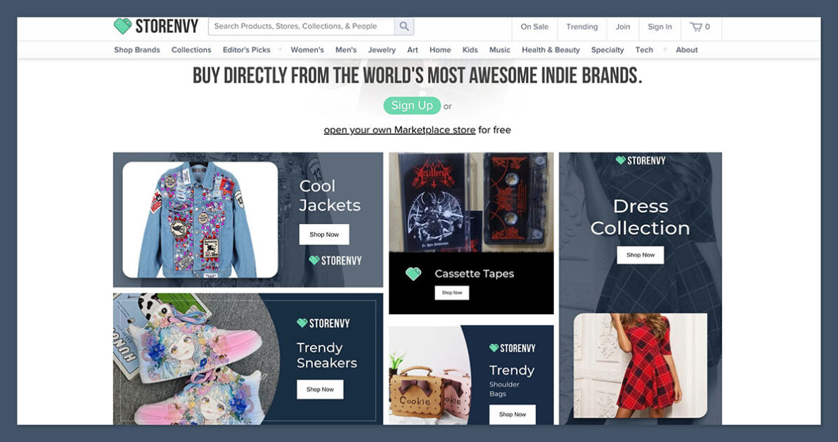 Storenvy Homepage Storenvy Homepage