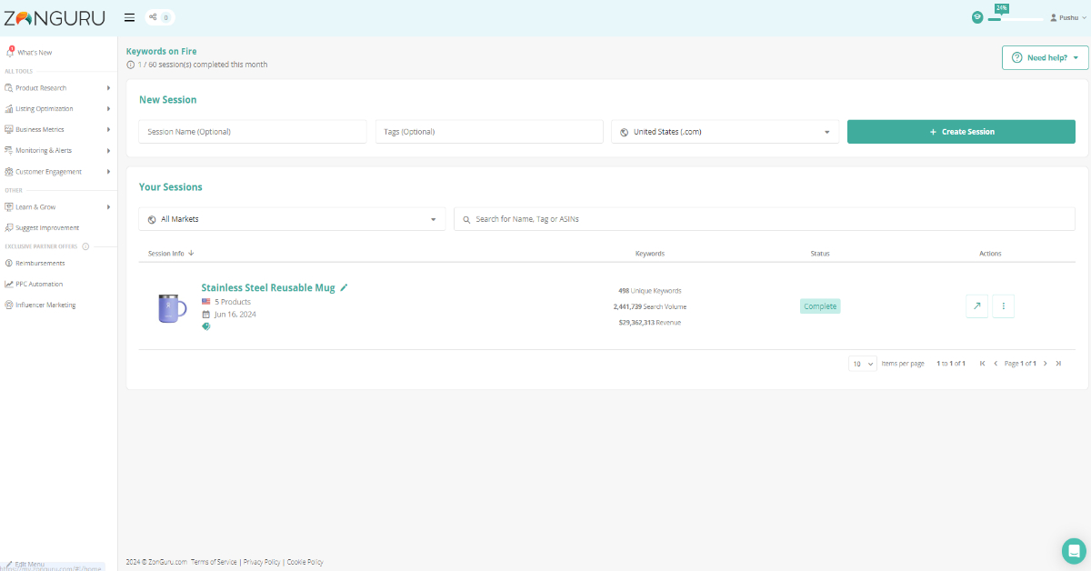 image 62 keyword research tool zonguru