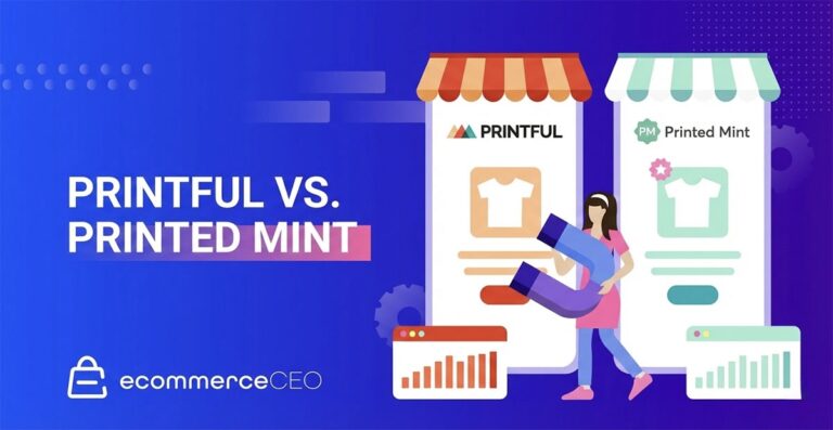 printful vs printed mint